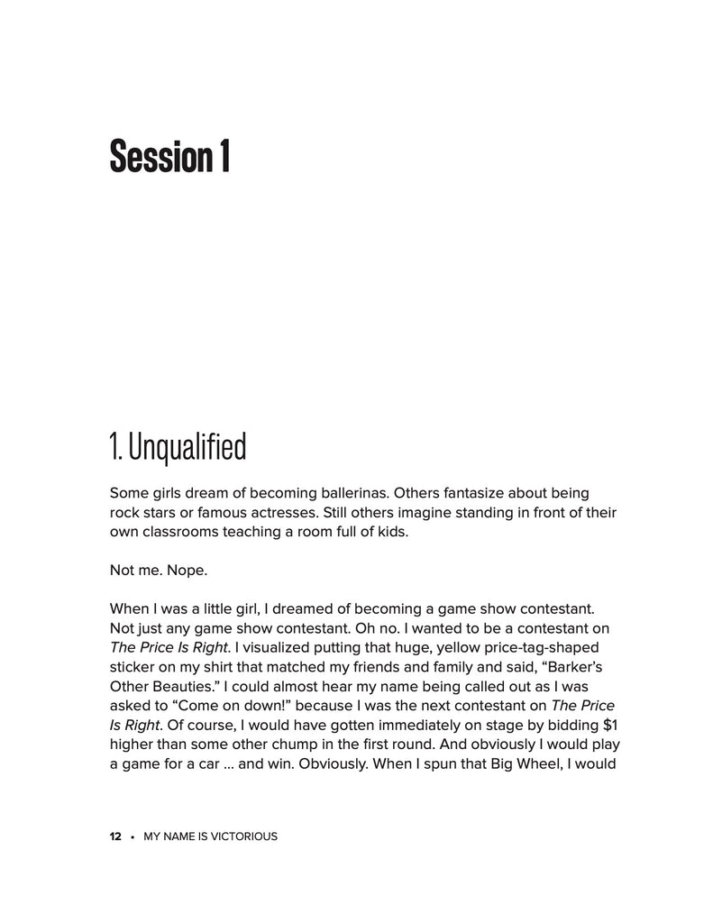 My Name Is Victorious Study Guide