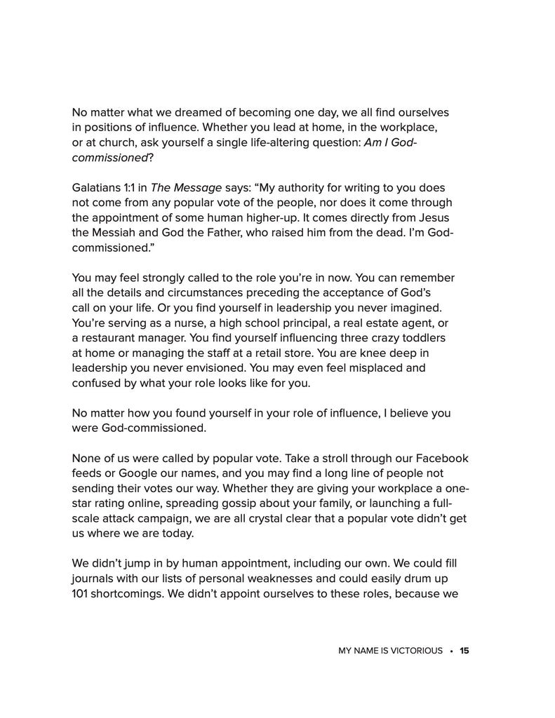 My Name Is Victorious Study Guide