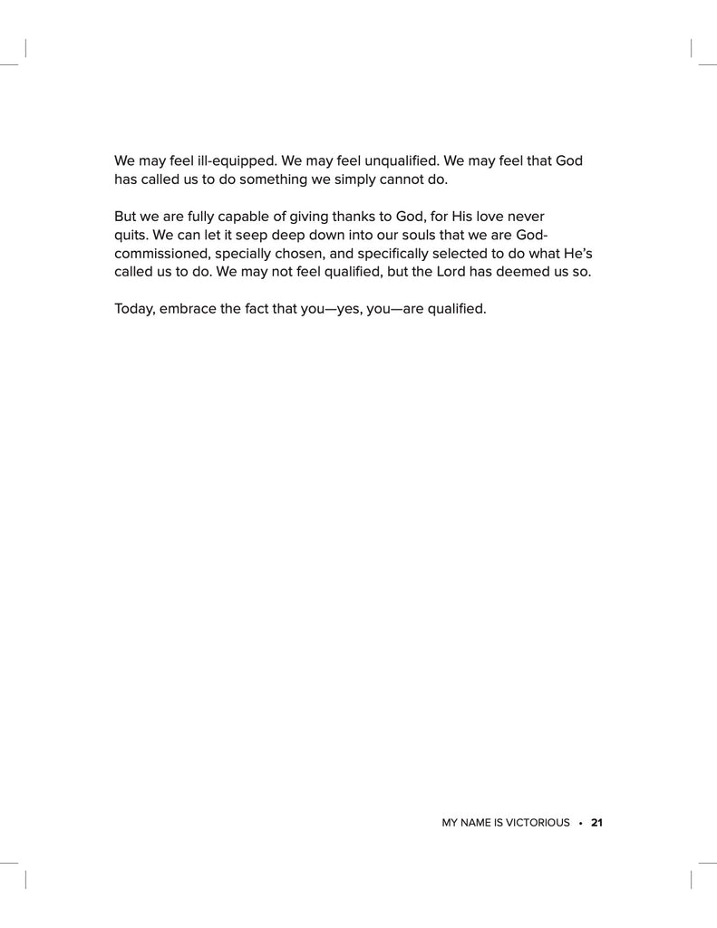 My Name Is Victorious: Teen Edition Study Guide