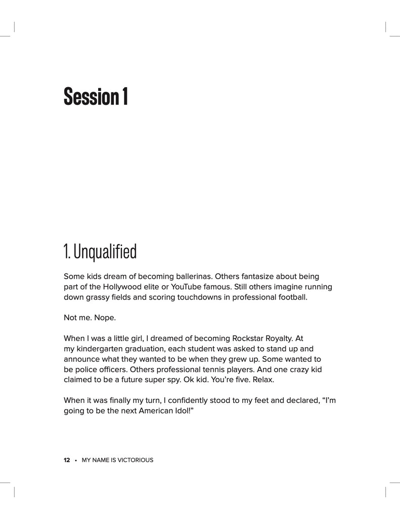 My Name Is Victorious: Teen Edition Study Guide