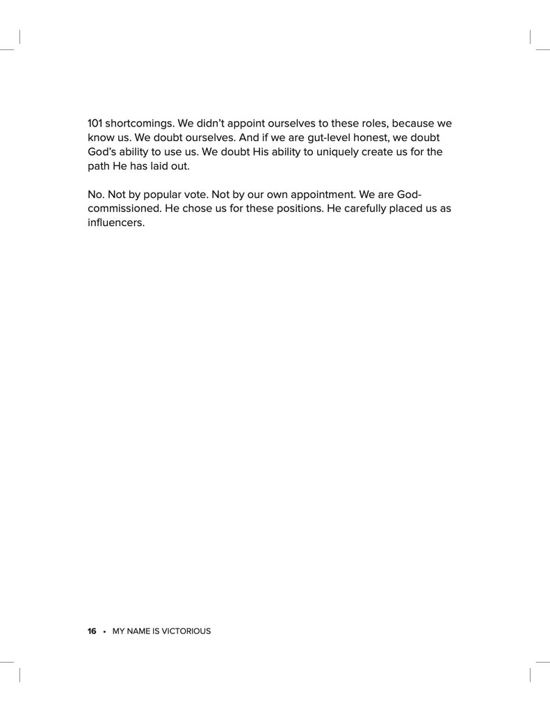 My Name Is Victorious: Teen Edition Study Guide