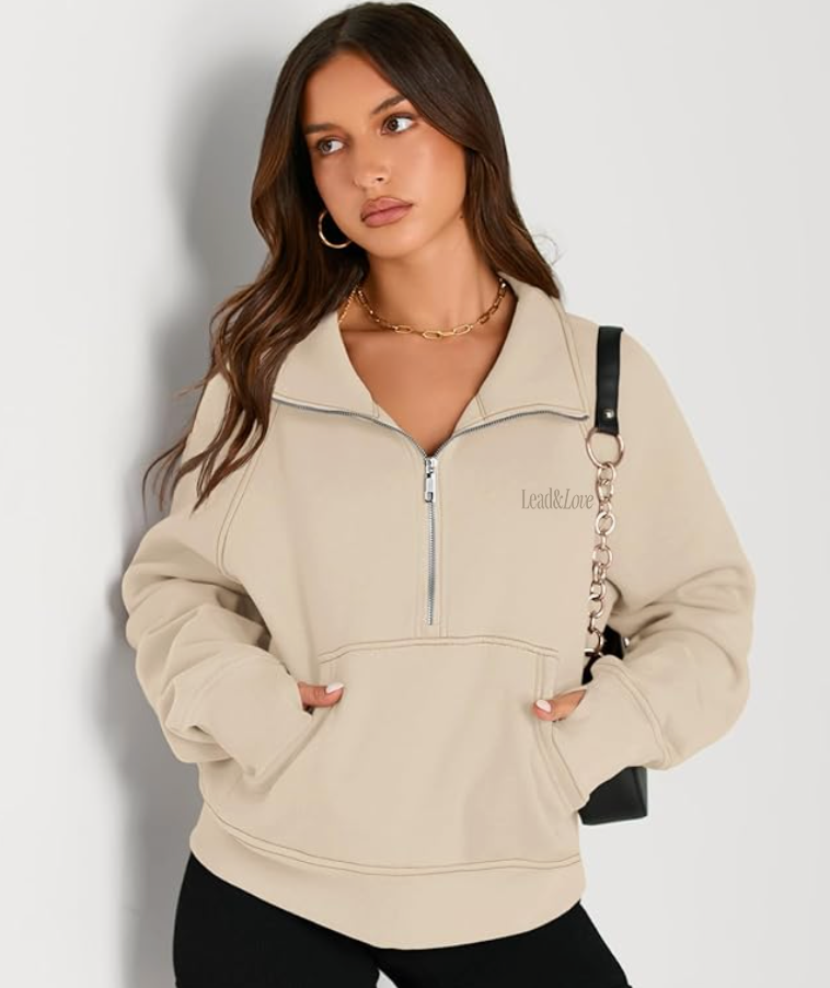 Lead & Love Quarter Zip Sweatshirt